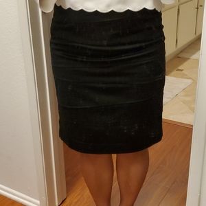 Black pencil skirt